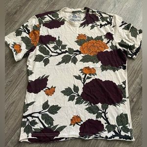 Fall floral t-shirt